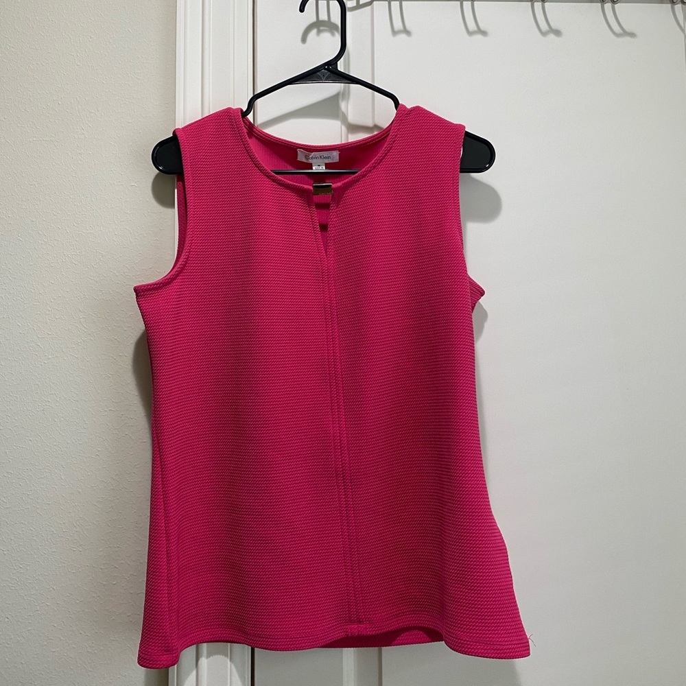 Pink Calvin Klein top